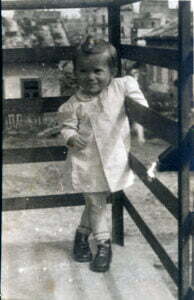 Ania before leaving for Wroclaw, Drohobych 1946