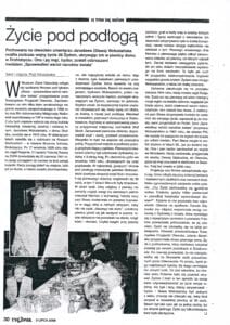 Press about Slava and Izek - Life under the floor.