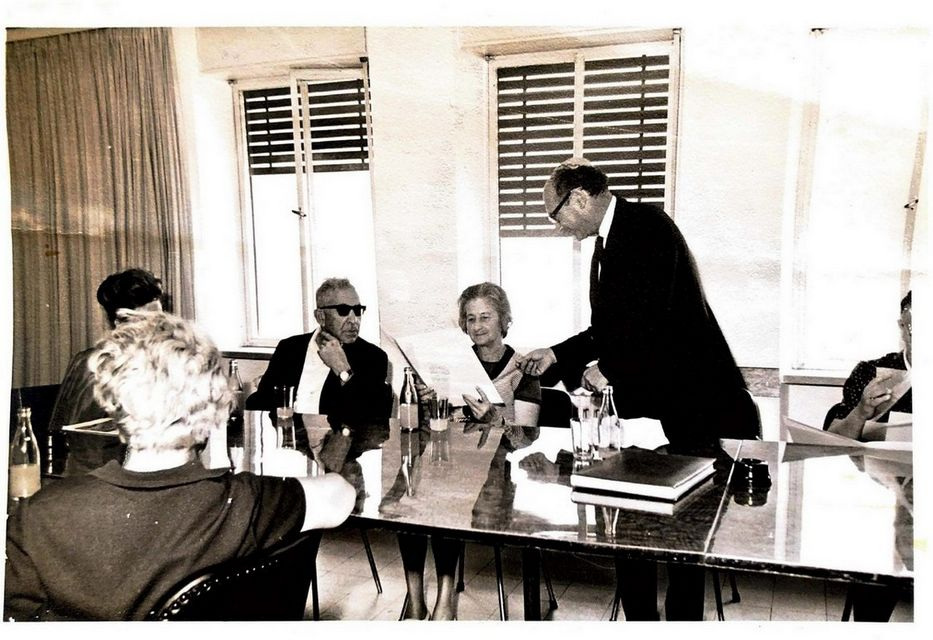 Towa i Wolf w Yad Vashem, 1984