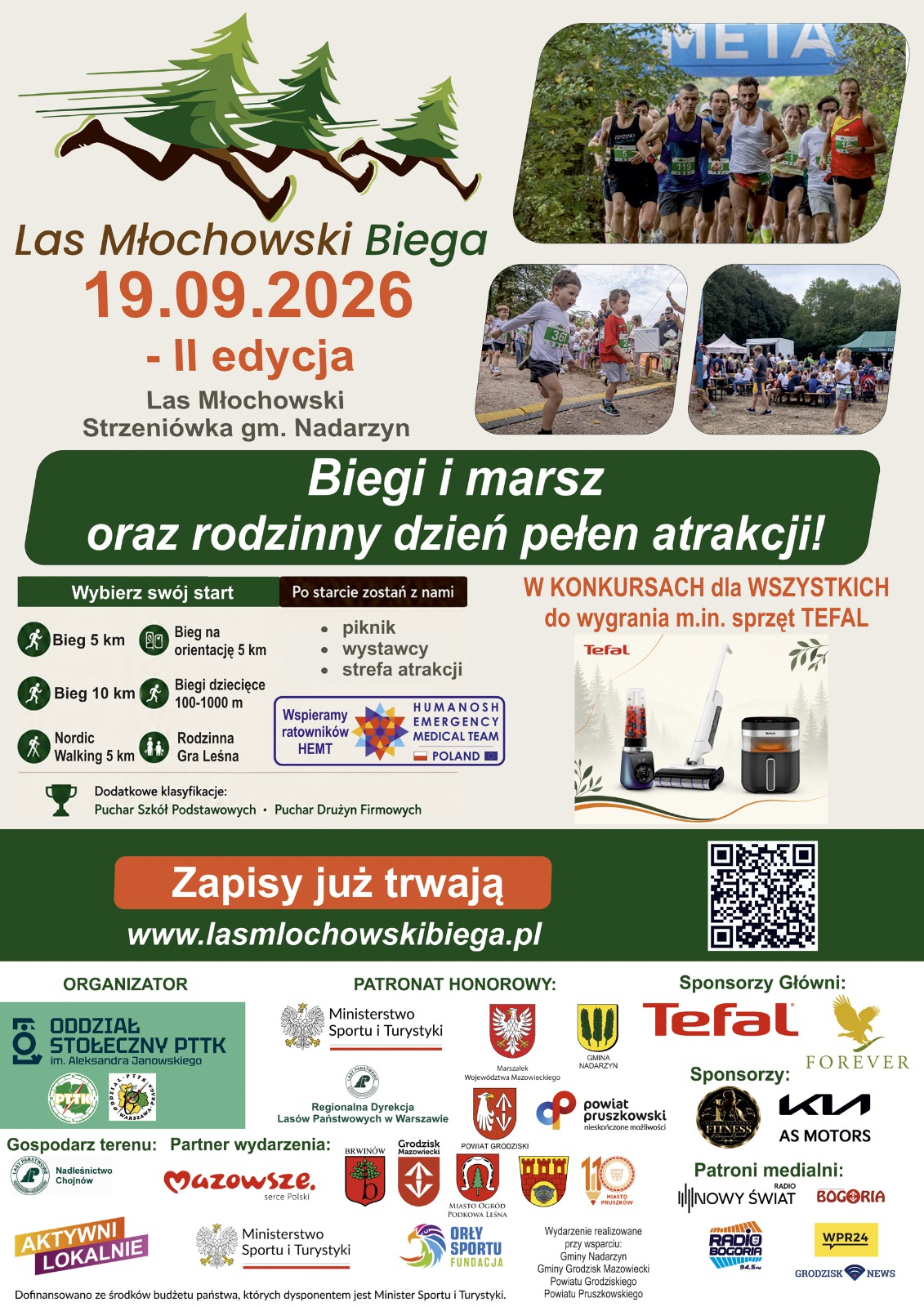 Las Młochowski Biega – II edycja już 19 września!